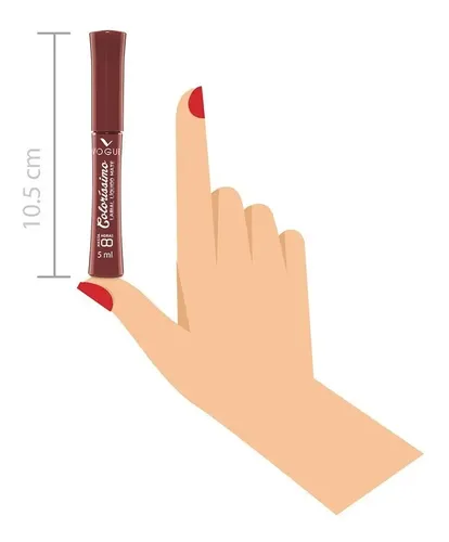 Labial Líquido Vogue Larga Duración Colorissimo 5ml Acabado Mate Color Canela