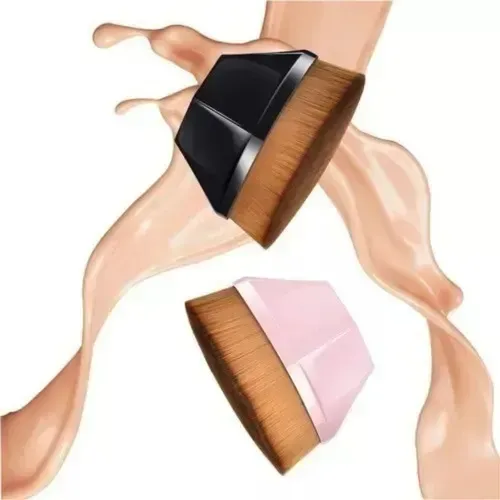 Pincel Mágico Con Base Ovalada Hexagonal Makeup