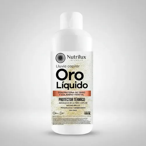 Oro Líquido X 1 Litro Luxury Protector Térmico Brillo Extrem