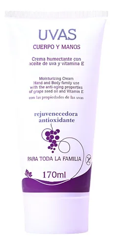Crema De Cuerpo Y Manos Por 170 Ml Uvas Carmen Suain