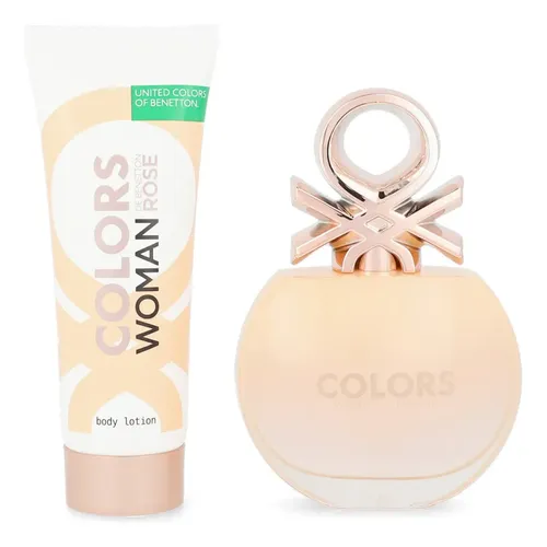 Set Dama Benetton Colors Rose 80 Ml Edt