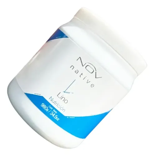 Baño De Crema Mascara Nutricion Capilar Nov Lino X 980 Grs