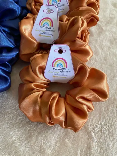 Scrunchies Pack X30 De Saten Antifrizz Por Mayor Accesorios