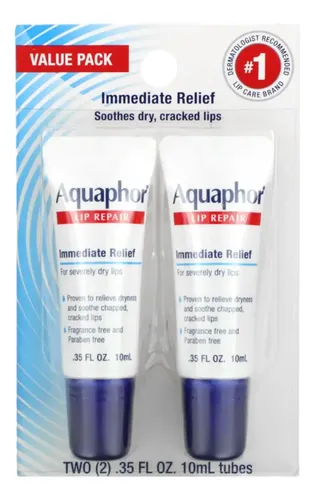 Aquaphor Ungüento Para Reparación De Labios Paquete De 2