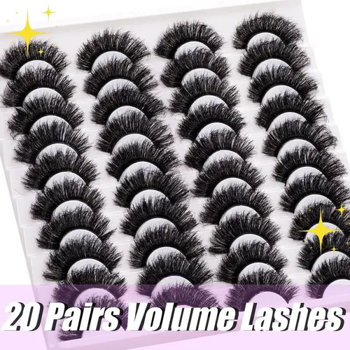 Pestañas Postizas Wikbik 20 Pares D22-volume Cat Eye