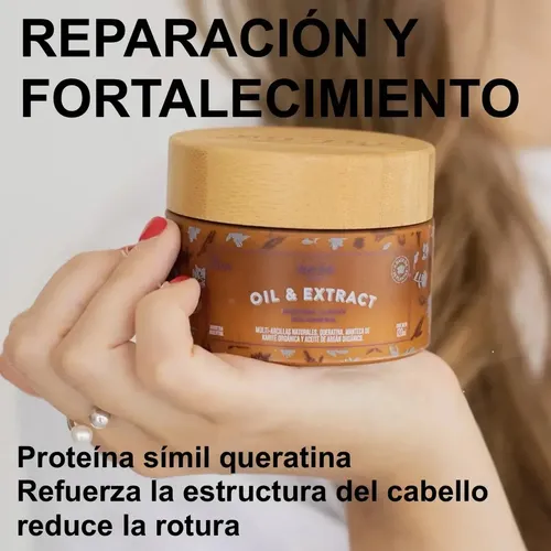 Mascara Capilar Bio Mineral Bel Lab Oil & Extract Arcilla Na