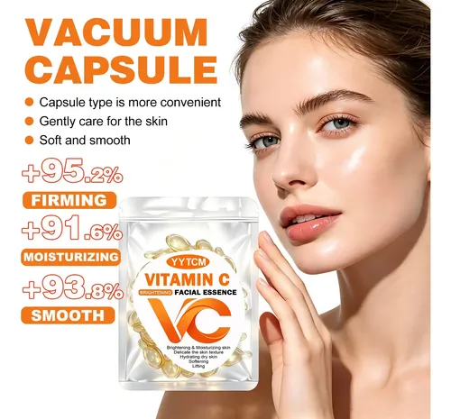 Yytcm Sérum Facial Vitamina C 0.5 G X 30 Cápsulas Todo Tipo De Piel Día/noche
