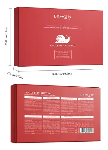 Caja De Regalo Bioaoua Caracol Firdness De 6 Piezas