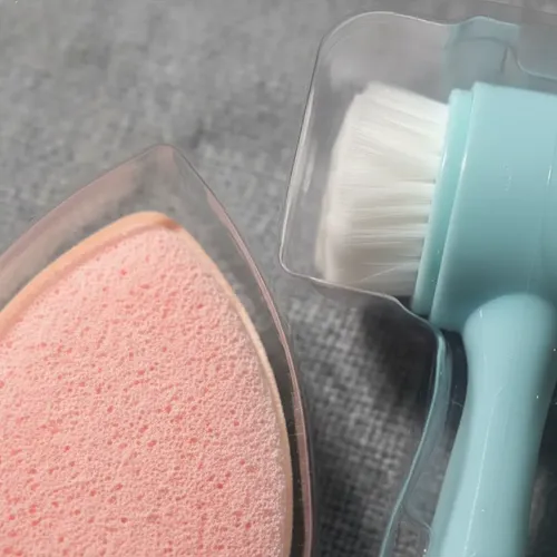 Kit Cepillo Masajeador Esponja Limpiador Exfoliante Facial