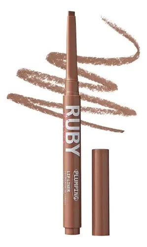 Delineador Labios Retractil Ruby Kisses Plumping Lip Liner Color Nude beige