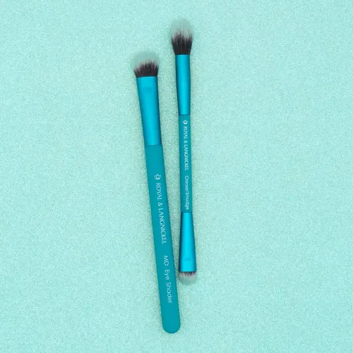 Set De Brochas De Maquillaje Moda Ezglam Duo Smoky Eyes, Tam