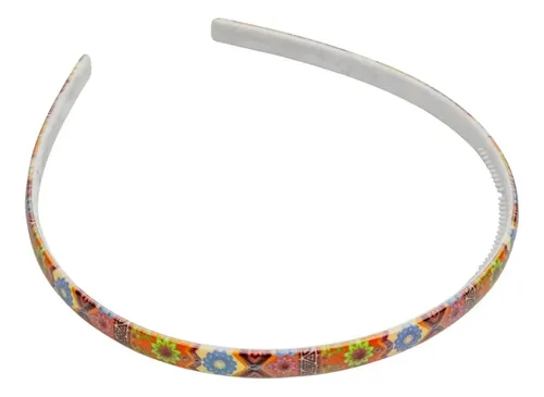 Vinchas Pelo Varios Diseños 6 Colores De 8mm Bag X 72 U