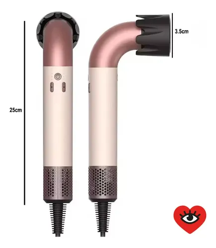 Secador De Pelo Super Sonico Profesional 1400w Rosa Veoquiero