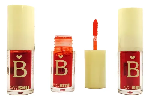 Set X 3 Brillo Labial Tinta Labios Lip Tint Belle Grace