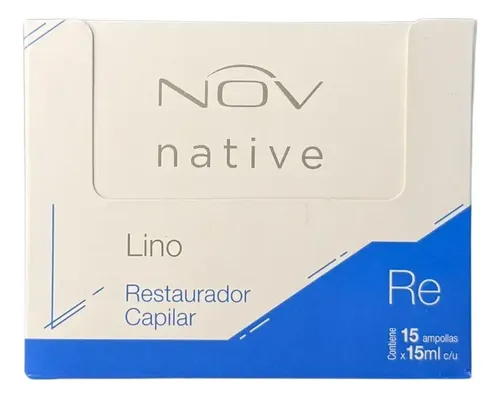Ampolla Lino Nov Restaurador Capilar Caja X 15 Unidades
