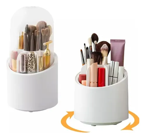 Organizador De Brochas Giratorio Maquillaje
