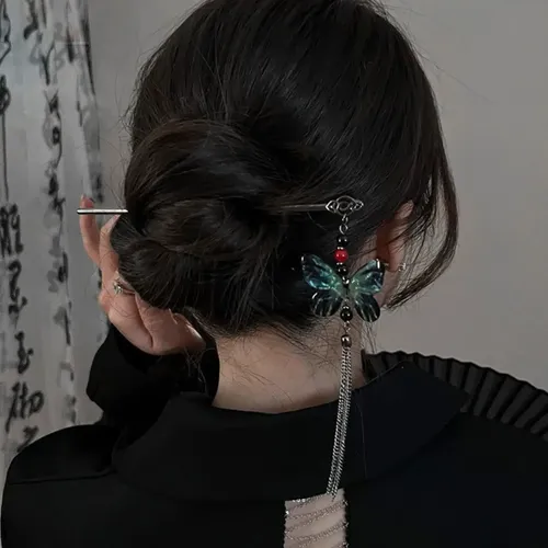 6 Piezas De Accesorios Chinos Antiguos Para El Cabello: Flec