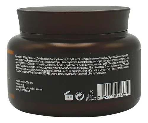 Mascarilla De Tratamiento Capilar Moroccan Gold Series Deep