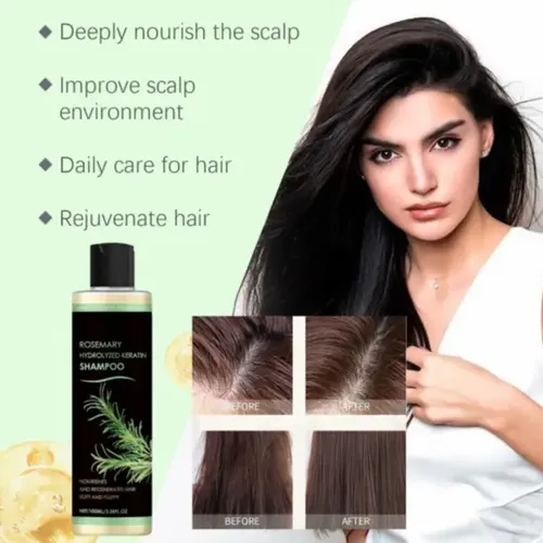 Champú Orgánico Para El Crecimiento Del Cabello Con Queratin