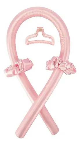 Vincha Rizadora Sin Calor Para Ondas Nocturnas Champagne Pink