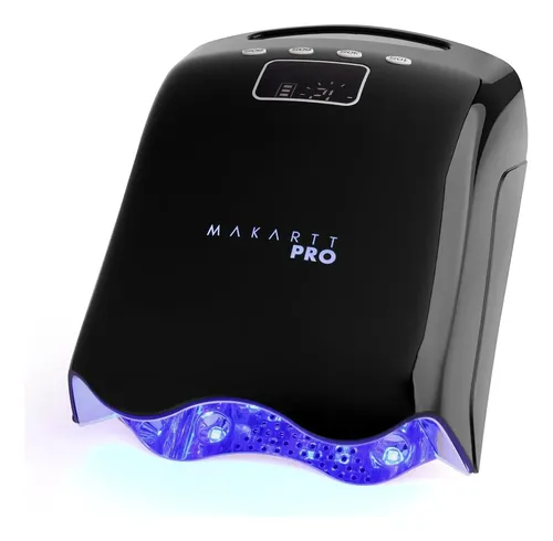 Lámpara Uv Led Uñas Profesional Recargable Negra