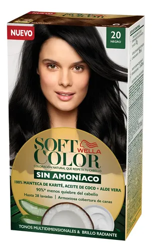 Soft Color Kit De Tintura Semipermanente Tono 20 Negro