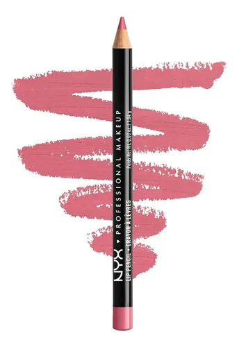 Lápiz labial Nyx Slim, delineador bucal, colores hermosos, color Spl856, rosa arena
