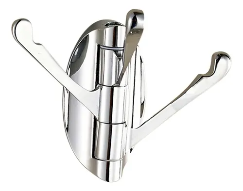 Gancho Giratorio Plegable Para Abrigos, Sombreros Y Toallas, Plateado