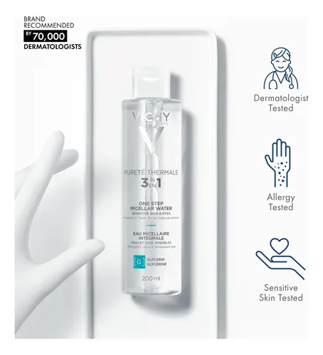 Desmaquillante De Agua Micelar Vichy Para Pieles Sensibles