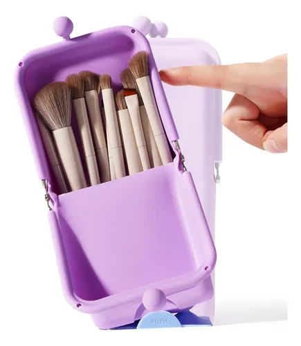 Organizador Apt 1101 Para Brochas De Maquillaje Lavanda