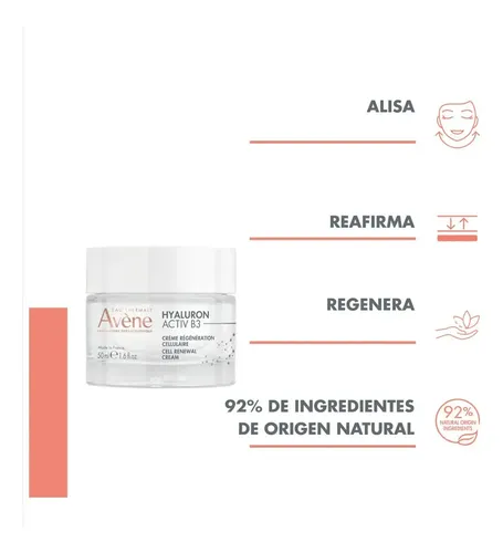 Crema Día Hyaluron Avene 50ml – Ml Tipo De Piel Normal
