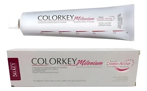 Tintura Silkey Colorkey Milenium Crema Para El Cabello 120g