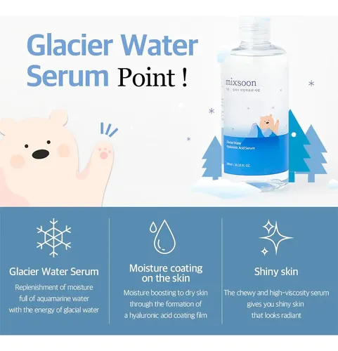 Mixsoon Glacier Water Hyaluronic Serum Hidratante 100ml