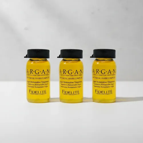 Fidelite 3 Ampollas Argan Reparadora Para Cabello X 15ml
