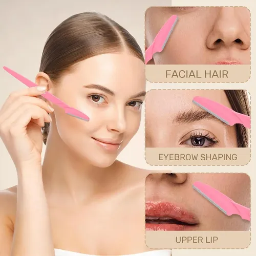 Set De 10 Pinzas De Precisión Kingmas Para Cejas Y Vello