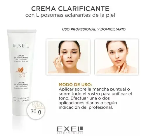 Exel Crema Clarificante Con Liposomas Aclarantes