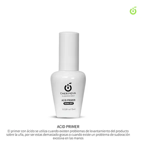 Kit Ultrabond Primer Base Top Negro Blanco Rojo Cherimoya