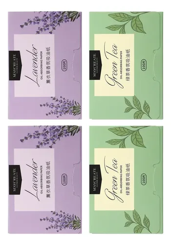 + Papel Secante De Aceite Facial Orgánico Blotting Papers, –