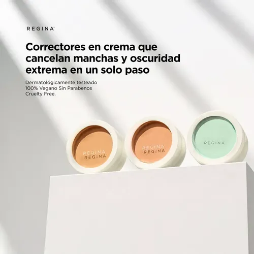 Corrector De Color Ojeras Regina Maquillaje Profesional 02 Naranja