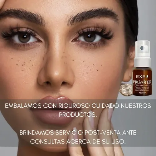 Promoter Liposomas Crecimiento Pestañas Cejas Largas Exel 15
