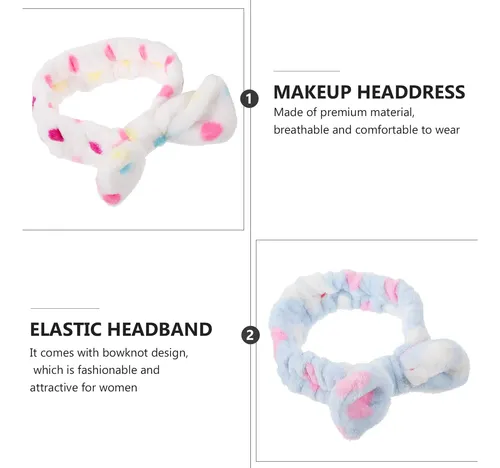 4 Unidades De Preciosas Diademas Para El Pelo Con Cabezal El