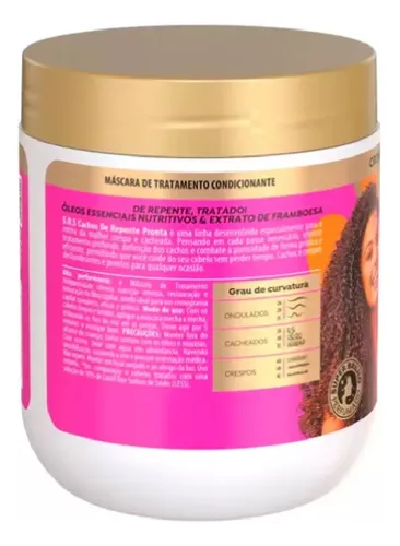 Salon Line Sos Cachos Pronta! Mascara Nutritiva Rulos 500gr