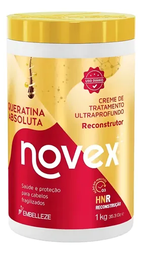 Mascara Novex Queratina Absoluta 1kg Reconstruccion