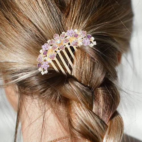 Peineta De Pedrería Para Cabello Accesorio 4792953