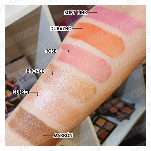 Hd Stick Contour Katalia Barra Set Contorno Rubor Iluminador