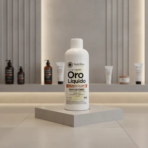 Oro Líquido X 1 Litro Luxury Protector Térmico Brillo Extrem