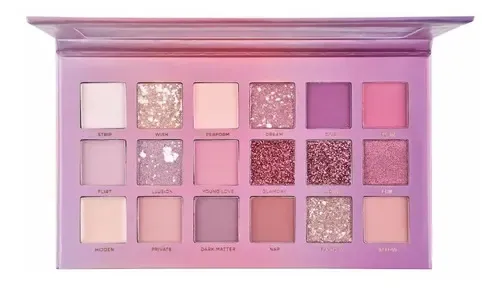 Ruby Rose Soft Nude paleta de sombras ojos rosa claro