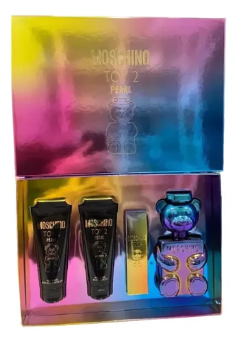 Set Perfume Moschino Toy 2 Pearl Eau de Parfum 100 ml con Gel de Ducha y Loción Corporal