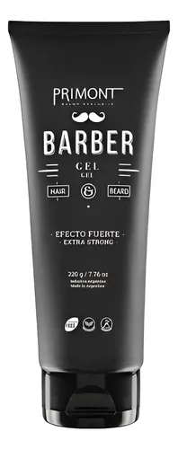 Gel Fijador Barber Primont 220g Fijación Fuerte