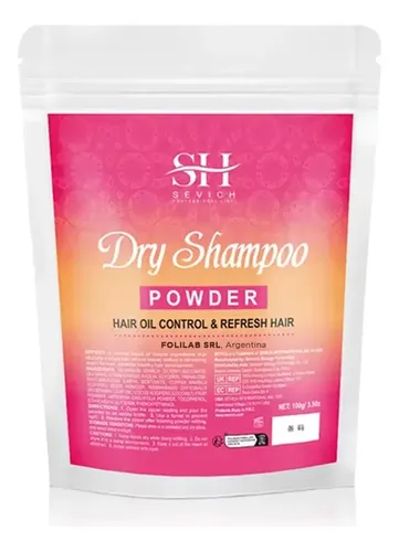 Recarga Shampoo Seco En Polvo Pelo Liviano Cabello Brillo